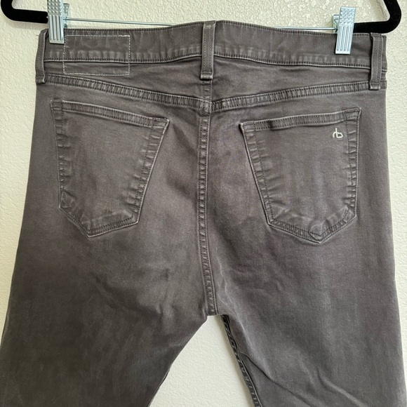 rag & bone Men’s Size 32 Dark Grey Jeans - Picture 4 of 6
